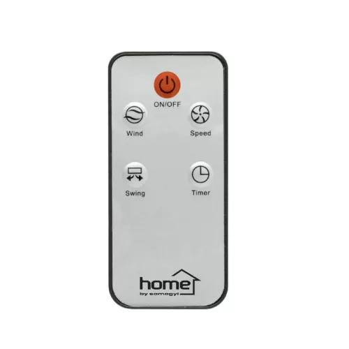 Home TWFR 120 oszlopventilátor, 50 W, 120 cm, 3 fokozat, 75°-os oszcillálás, távirányító, világító kijelző, fehér