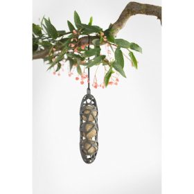   SAM 100%-ban újrahasznosított madáretető szürke, újrahasznosított rPET kötéllel 6x6x23