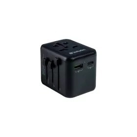   Verbatim UTAZÓ ADAPTER, UNIVERZÁLIS, USB-A(QC 3.0)/USB-C(PD20W)2XUSB 49544