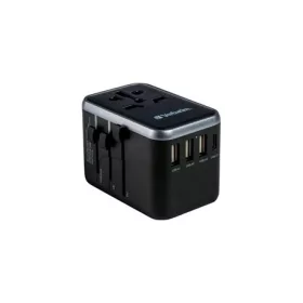   Verbatim UTAZÓ ADAPTER, UNIVERZÁLIS, USB-A(QC 3.0)/USB-C(PD61W)2XUSB 49546