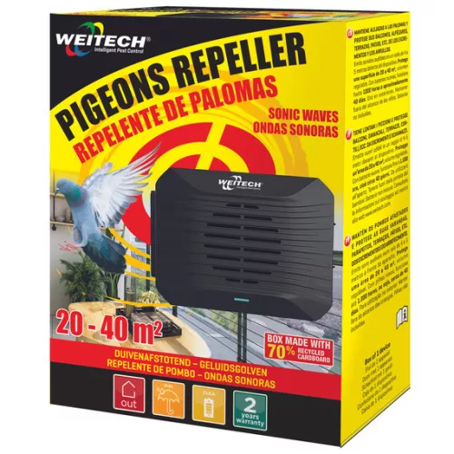 Weitech ultrahangos GALAMB/Madárriasztó 20-40 m2